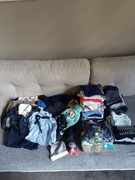 Cały karton używanych ciuszków chłopięcych, rozm.62-68 ( Jesień/Zima)