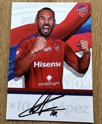 Ivi Lopez Raków Częstochowa oryginalny autograf karta 10x15 cm