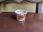 PRL Pojemnik pojemniczek miseczka ZP Koło porcelit jesienne kwiaty