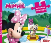 Myszka Minnie. Salon mody dla zwierząt. Puzzlowa książeczka