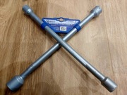 Klucz krzyżak do kół GEKO 17x19x21x23 mm 14" – jak nowy