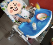 Dziecięce Krzesełko do karmienia regulowane oparcie i wysokość,pasy Kraków 