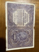 Banknot 1000 Marek Polskich , seria J