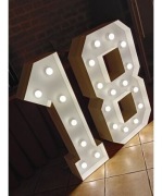 Wynajem cyfry LED na urodziny 18stka 1 metr