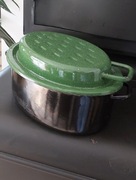 Emaliowana brytwanna z lat 70-tych okresu PRL