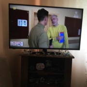 Telewizor  Telefunken D43F553M1 MB140, 43 cale, LCD używany, sprawny. 