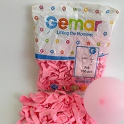JASNORÓŻOWE BALONY GEMAR  5" (12-13 cm) - dla Wyjątkowych Chwil, 5 szt./op.