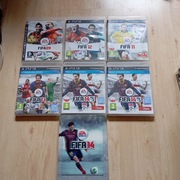Zestaw 7 gier FIFA na ps3 cena za całość,  (Steelbook)