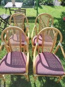 Krzesła ratanowe 4 sztuki 