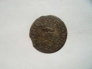 MONETA  SZELĄG 1596 r. MALBORK ( SREBRO )