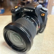 SONY Alfa 350 A350 Lustrzanka aparat fotograficzny cały SET !