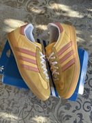 Buty damskie Adidas gazelle indoor żółte skórzane 38.5 24cm