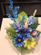 Stroik/ wiązanka na cmentarz,  wiosenna obciążona