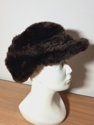 Czapka zimowa futrzana Nowa rozm 55