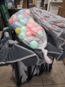 Kojec dla dziecka 120x180 składany,z piłeczkami