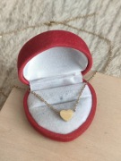 Piękny łańcuszek serce naszyjnik z serduszkiem heart necklace chain