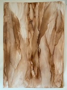 Obraz abstrakcyjny Dunes malowany ręcznie A3