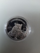 MONETA SREBRNA 1 OZ, 31,1 GR, 2020 ROK, MENNICZA, GHANA