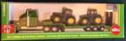 ZESTAW SIKU 1837 CIĄGNIK JOHN DEERE LAWETA PRZYCZEPA TRAKTORY 1:87 NOWY