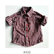 Koszula w kratę długi rękaw nautica 12msc 80cm 