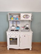 Kuchnia dziecięca drewniana XL z akcesoriami