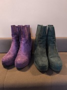 Fioletowe buty na obcasie marki Catwalk