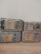 BRYKIET Z BANKNOTÓW