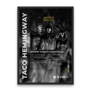 Plakat A3 - "Lataranie wszędzie dawno zgasły" Taco Hemingway