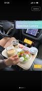 2-w-1 Podstawa do jedzenia w aucie Drive-Thru Tray – drewniana