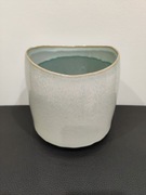 Osłonka Fargo ceramiczna, błękitna, 15 cm