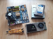 Zestaw do gier retro WinXP - Q9400 + GA-G33M-S2 + 4GB + FX4600 + HDD/DVD