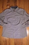 Koszula Gerry Webber r. L/XL damska w paski szary niebieski dł rękaw 