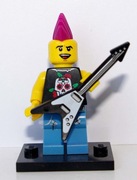 Lego Minifigurki 8804 Punk, punk rocker seria 4
