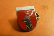 Milanów Pow. Parczew 1. wersja Herb pin przypinka