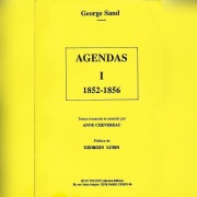 George Sand AGENDAS I (1852-1856) 