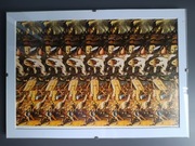 Stereogram, obrazek 3D, magiczne oko w antyramie 30x20,5cm