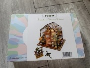 DIY mini szklarnia puzzle 3D kwiatowy domek sunshine flower house