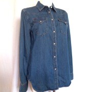 Koszula damska Jeans ciemny r. L bawełna NOWA