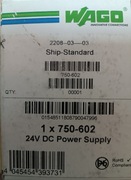 Wago 750-602 moduł zasilania