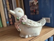 Ceramiczna figurka ptak, kaczka