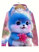 Bluza z kotkiem dla przedszkolaka 