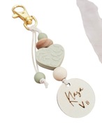 Brelok z dedykacją  prezent na dzień nauczyciela  personalizacja grawer