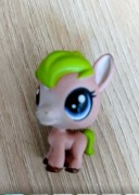 Figurka Littlest Pet Shop LPS konika/kucyka z zieloną grzywą
