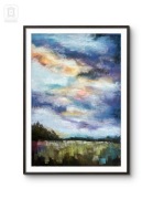 Pastele suche- Wieczorem 30x42 cm