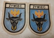 Naszywki Żywiec PRL ,nowe 2szt 