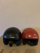 Kask na narty 2 sztuki czerwony i czarny