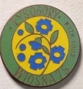 Odznaka PTTK Łódź Łysogóry 1975r.