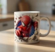 Prezent na dzien dziecka smieszny kubek Spider-man z efekem 3d 
