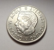 Szwecja 2 korony 1968 PIĘKNA!