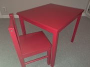 stolik i krzesło Ikea KRITTER zestaw